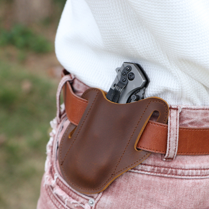 กระเป๋าใส่เครื่องมือ EDC หนังแ - Edc Carry Fanny Pack บทวิจารณ์และราคา